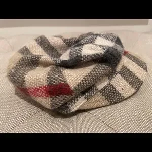 Burberry Wool cotton blend drivers cap Burberry English Wool Cap Beige - Traclet Reference: 19192  main image 4